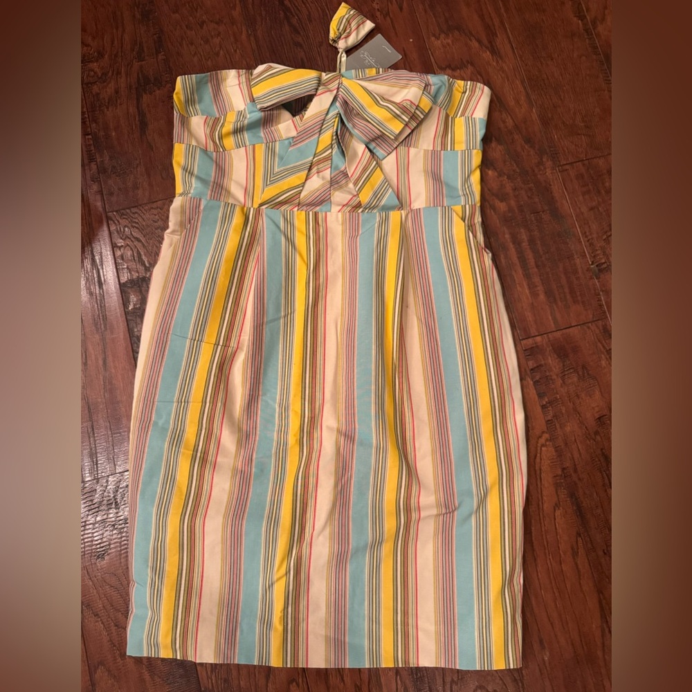 Moulinette Soeurs Vibrant Yellow and blue Dress